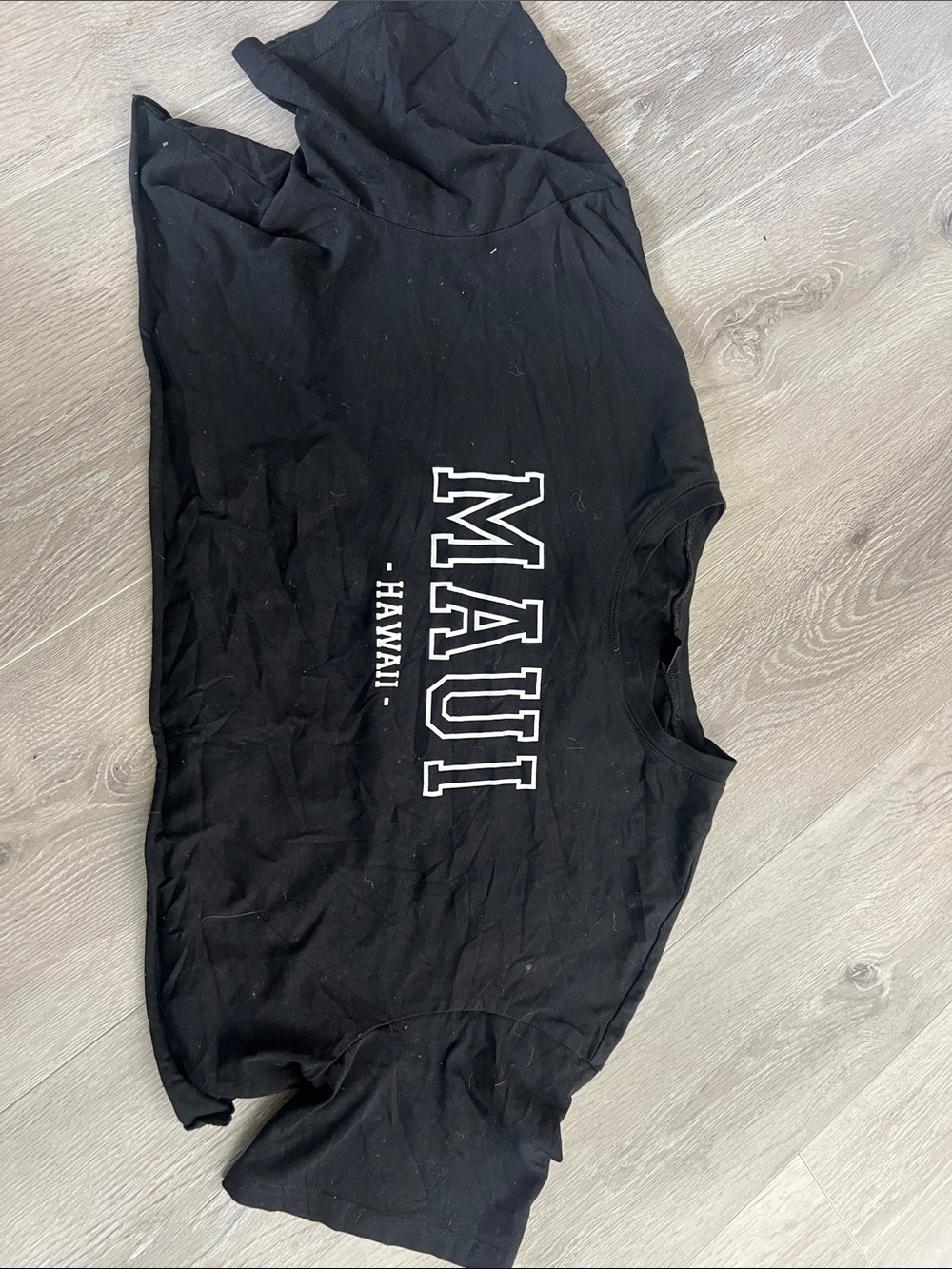 Maui Hawaii Black Graphic Tee - Unbranded
